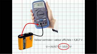 Calculer lincertitude dun appareil numérique [upl. by Ednargel112]