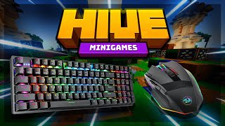 Keyboard and Mouse Sounds  Skywars HiveMC [upl. by Dlorag]