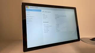 How to access BIOS  UEFI on Microsoft Surface Pro tablets [upl. by Ozzie]