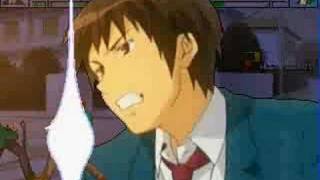 MUGEN Koizumi Itsuki vs Kyon [upl. by Jeanine]