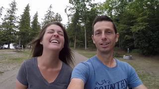 Onaway State Park Campground Walking Tour and Review [upl. by Allemat]