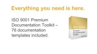 How does ISO 9001 Documentation Toolkit work [upl. by Jilli]