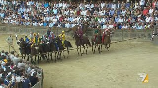 🐎 Palio di Siena 16 Agosto 2023 Oca  diretta La7 📺 Telecronaca Pierluigi Pardo 🎙️ [upl. by Zea632]