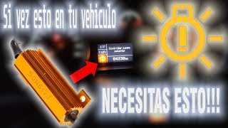 Si tu vehiculo marca como quemado tu foco LED necesitas esto Canbus Resistencia para Focos LEDS [upl. by Ariamoy]