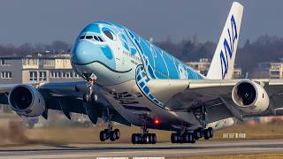 70 minutes of Airbus A380 ONLY  ALL AIRLINES  Landing and Take off around the World [upl. by Celesta]