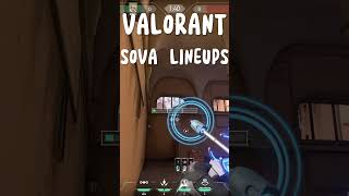 VALORANT SOVA LINEUPS  ASCENT B SITE V2 [upl. by Daeriam]