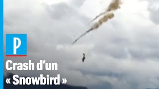 Canada  un avion de la patrouille acrobatique s’écrase un mort [upl. by Naahs]