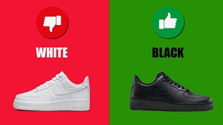 Air Force 1 White vs Air Force 1 Black  Which Is Better [upl. by Brien695]