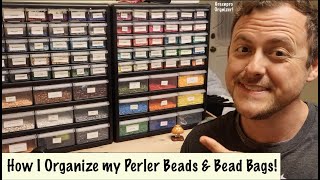 How I Organize my Perler Beads and Bead Bags [upl. by Ing]