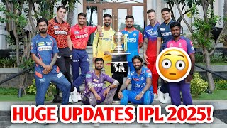 HUGE UPDATES on IPL Mega Auction 2025 😳🔥 IPL Auction Cricket News Facts [upl. by Ardnwahs]