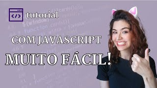 COMO CRIAR UM MENU HAMBURGUER  TUTORIAL FÁCIL COM JAVASCRIPT ✨ [upl. by Aceber]