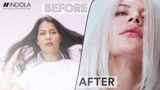 How to Dark Hair into Platinum [upl. by Kcirrek]