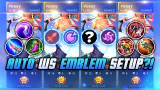 TRY THIS DANGEROUS EMBLEM SETUP FOR FANNY AUTO WIN STREAK IN NEW SEASON 29  MLBB [upl. by Bradney97]