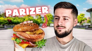 BURGER CU PARIZER IN DOROBANTI  BUCURESTI mai scump ca Black Angus [upl. by Akenom674]