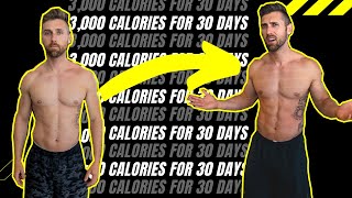 I ate 3000 CALORIES A DAY for 30 DAYS  SHOCKING RESULTS [upl. by Oinotna]