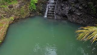 RIVER ROCK WATERFALL ANSE LA RAYE SAINT LUCIA 360 VIRTUAL TOUR [upl. by Einaffit309]