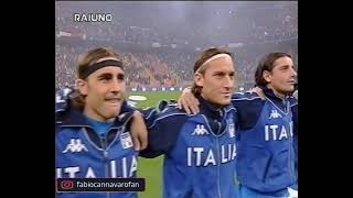 Italy vd Romania 2432001 Fabio Cannavaro World Cup 2002 Qualification [upl. by Yand]