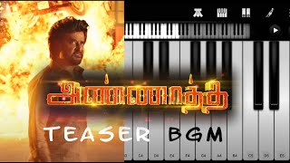 Annaatthe  Teaser EASY BGM  Ringtone  Rajinikanth  Sun Pictures  Nayanthara  TEOH Piano Siva [upl. by Faden]