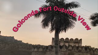 Golconda Fort Outside View  Hyderabad [upl. by Kerns]