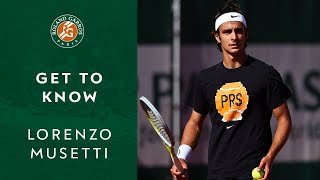 Get to know Lorenzo Musetti I RolandGarros 2021 [upl. by Pruter]