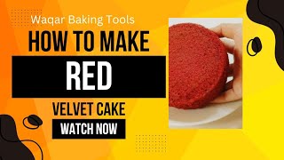 How to make waqarbakingtools premix Red Velvet Cake Powder😍 [upl. by Hbahsur]