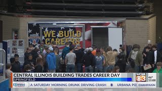 Central Illinois students explore unions building trades jobs during Building Trades Career Day [upl. by Neufer]