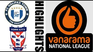 Halifax Town 12 York City Highlights amp Goals  National League 20242025 [upl. by Albert67]