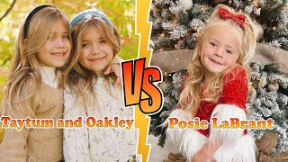 Taytum and Oakley Fisher VS Posie Rayne The LaBrantFamTransformation 👑 New Stars From Baby To 2023 [upl. by Mayce]