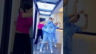 Nurses Dance Party Spreading Joy at Work💞💕  Happy Rhythm💃💃🌷 Challenge ytshorts happyacts dance [upl. by Itsur]