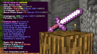 CRAFTING THE 500000000 MAGE WEAPON hypixel skyblock no contraband [upl. by Adnohrahs]