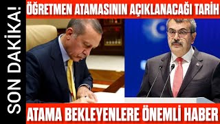 2024 Öğretmen Ataması Açıklanacağı Tarihi Bu tarihte açıklanabilir Atama ne zaman olacak [upl. by Hadrian]