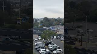 View of Frankston Line Metro Train from Southland Shopping Centre Cheltenham [upl. by Gnas]