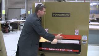 Wide Belt Sander safety video [upl. by Aenehs]