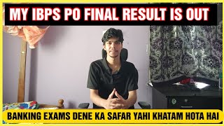 My IBPS PO 2023 FINAL RESULT  IBPS PO FINAL RESULT OUT  ibpspo ibpspo2023 ibpspointerview [upl. by Haniraz]