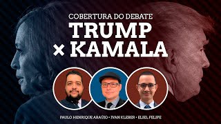 Debate Trump x Kamala com tradução simultânea  Eleições Americanas [upl. by Anaxor]