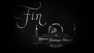 Metro Goldwyn Mayer Logo 1930 Spanish Closing [upl. by Hebel]