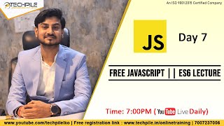 Free JavaScript amp ES6 Lecture  Day 7  innerText vs innerHTMLsetInerval setTimeout value in js [upl. by Ellwood90]