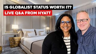 Is Hyatt Globalist Status Worth It Live QampA From The Hotel [upl. by Jabin26]