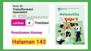 Latihan A halaman 143 Jawaban matematika kelas 9 Bab 3 Kurikulum merdeka 2022 GUcilchaNEL1964 [upl. by Philbert]