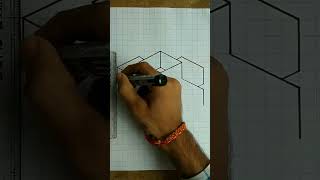 3D drawing  3D pencil drawing  3D drawing Step by step  Easy 3D Drawing draw 3d 3ddrawing [upl. by Rahs]