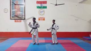 Taekwondo Poomsae 4 Tae Geuk Sa Jang [upl. by Neysa]