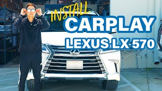 20162021 LEXUS LX 570  CarPlay amp Android Auto Kit  Plug amp Play Installation [upl. by Fitting]