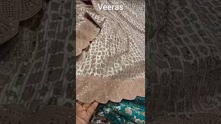 Veeras Special Designer Saree shorts veeras designersarees [upl. by Aicatan]