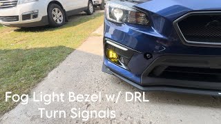 STI Fog Lights w DRL Turn Signals Demo and Install Process [upl. by Tenay395]