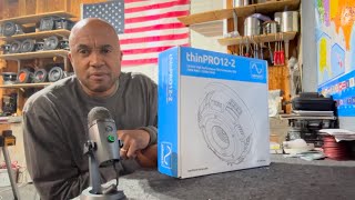 Unboxing WavTech Audio ThinPro122 12” Shallow 20mm XMAX One Way…Fs 25hz…750RMS 2250Peak [upl. by Standley]