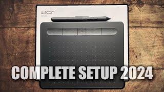 Wacom Intuos Drawing Tablet Unboxing Setup amp Software Installation [upl. by Hunt76]