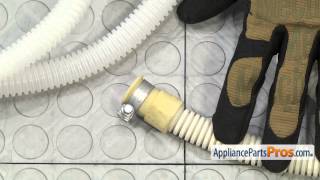 How To GE Drain Hose WD24X10014 [upl. by Alyahs]