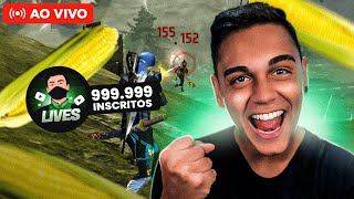 🌽 FREITAS AO VIVO 🌽 1 MILHÃO DE INSCRITOS HOJE 🌽 FREE FIRE MOBILE 🌽 LIVE ON 🌽 [upl. by Adnolohs]