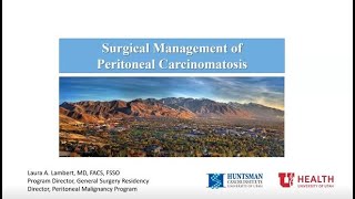 Surgical Management of Peritoneal Carcinomatosis [upl. by Tessie]