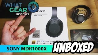 Sony MDR1000x Headphones  UNBOXING [upl. by Mohkos]